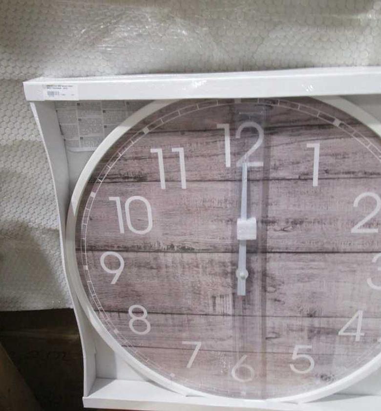 Clock wall mdf wood print image