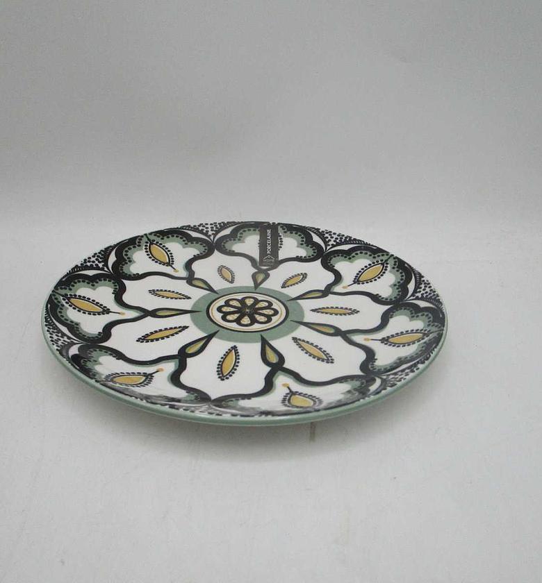 Plate green mandala d19cm image