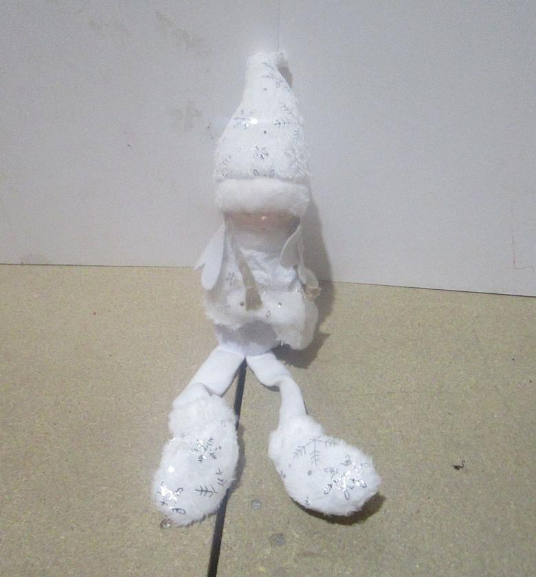 Christmas angel-sitting pvc+cloth opp image