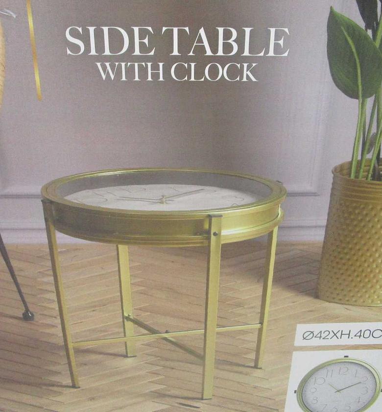 Table appoint with clock #ref:hz1961990# image