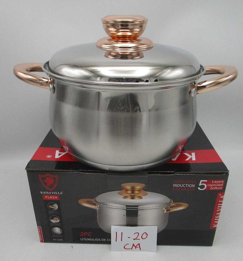 Casserole stainless steel 20x11.5 image