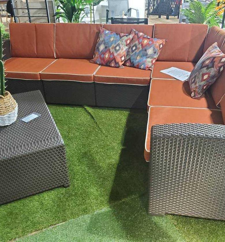 Sofa  corner outdoor ratt image