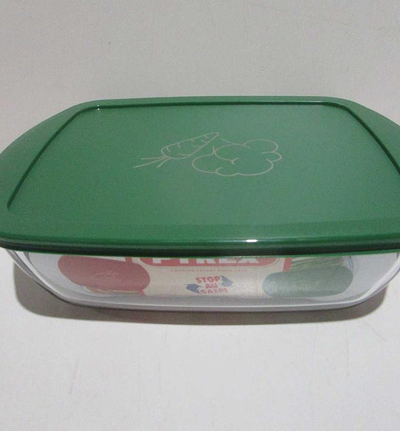 Storage dish rectangular with image