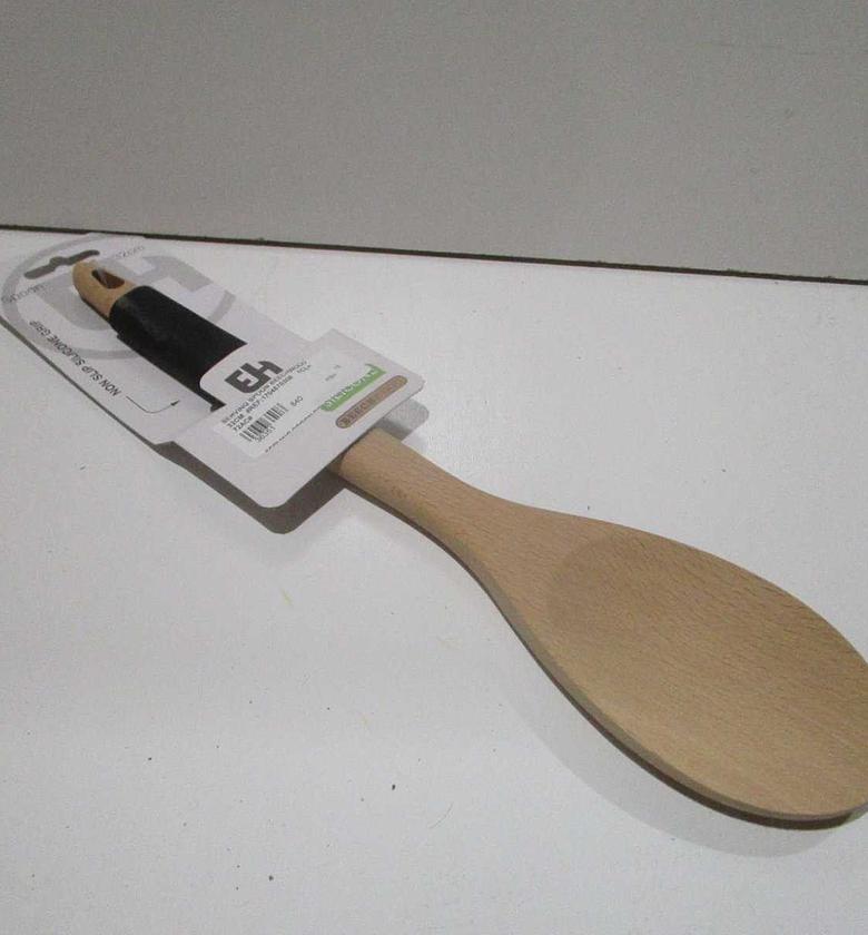 Serving spoon beechwood 32cm image