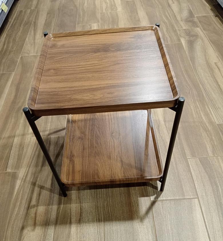 Side table walnut 2-layer image