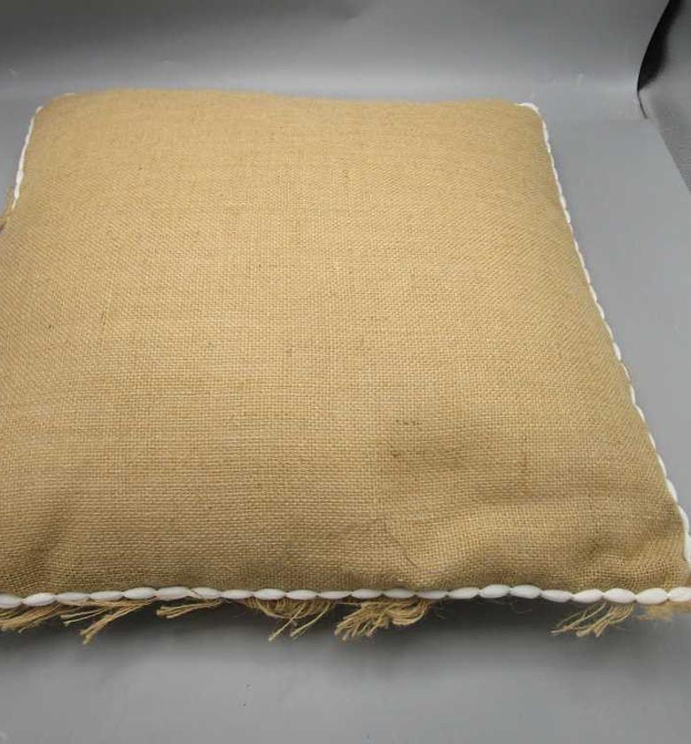 Cushion : front in jute q image