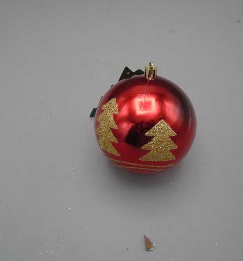 Christmas ball, 10cm
red+ image