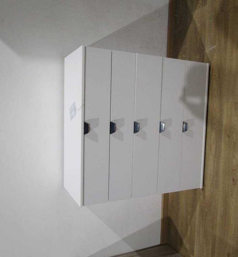 Cabinet 5 drawers mat white image