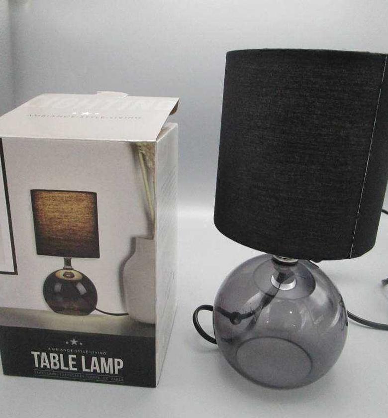 TABLE LAMP 24CM BLACK image