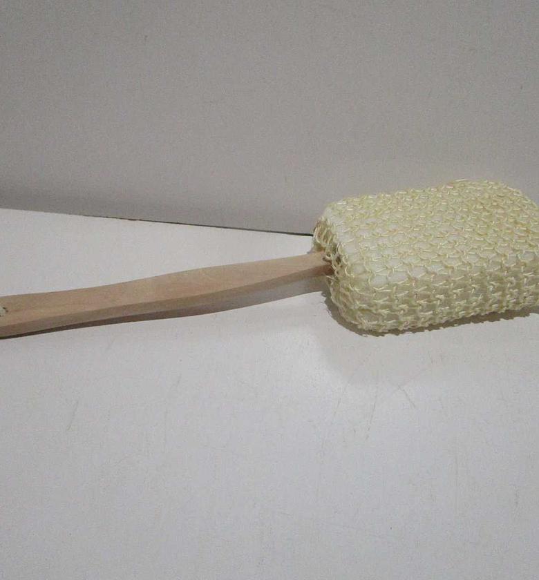 Massage sponge & wooden handle image