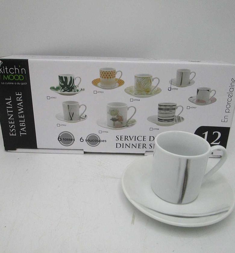 12pcs round coffee setpor image