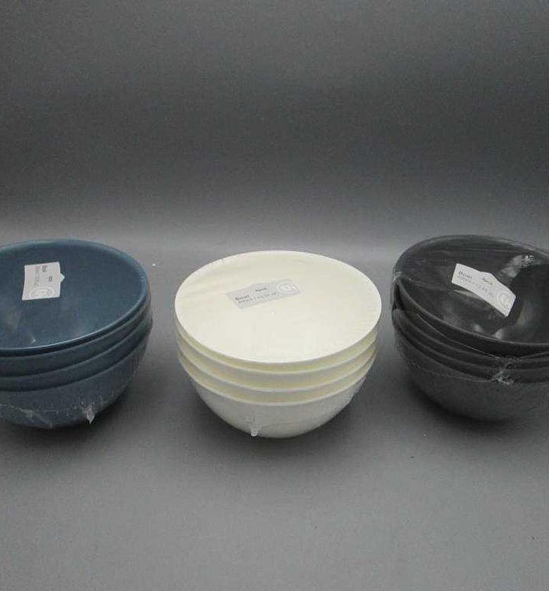 BOWL 400ML SET 4PCS 3ASS image