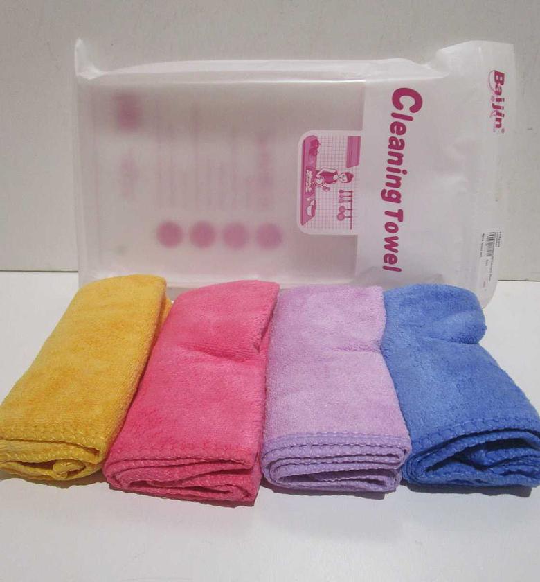 4pcs towel set, 41.6g/pcs image