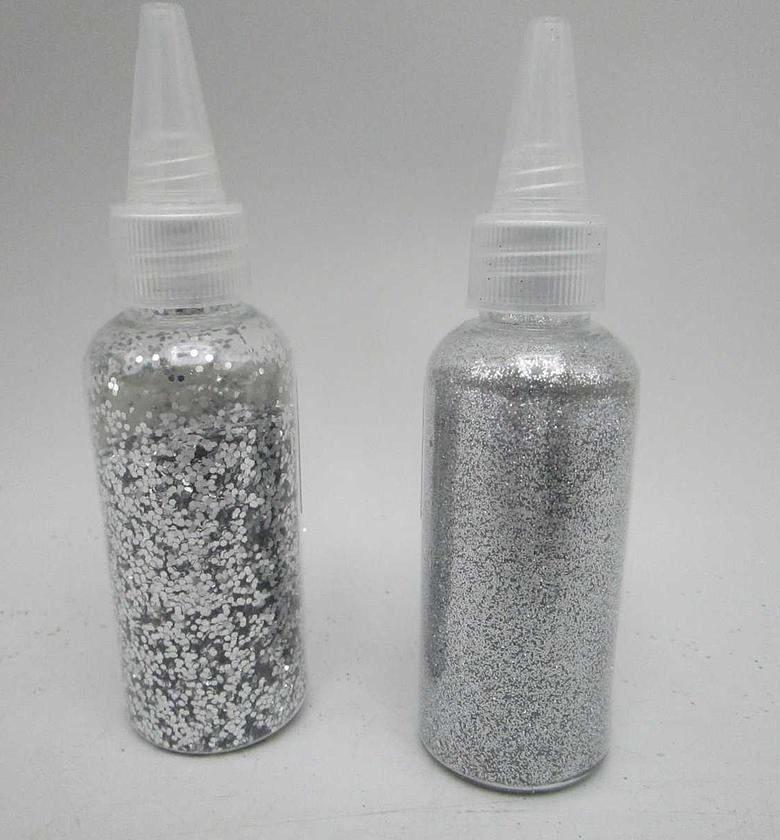 Christmas bottle of glitter image