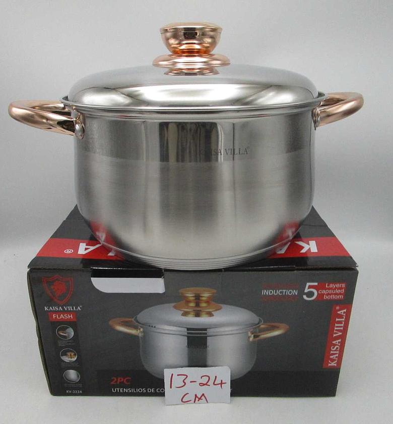 Casserole stainless steel 24x13.5 image