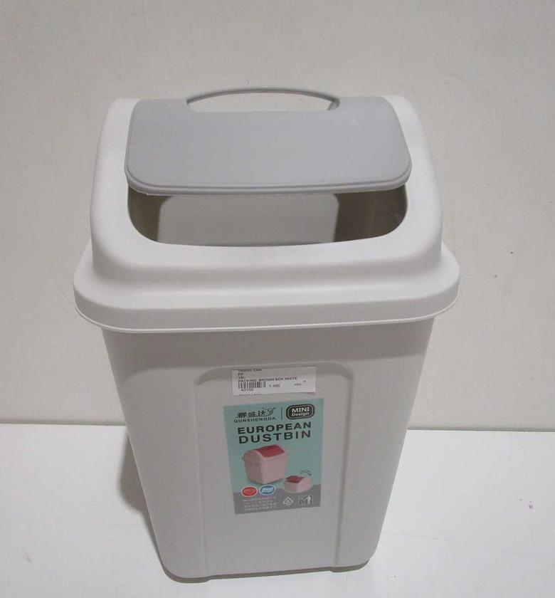 Dustbin pp 15l white 23*23*36 image