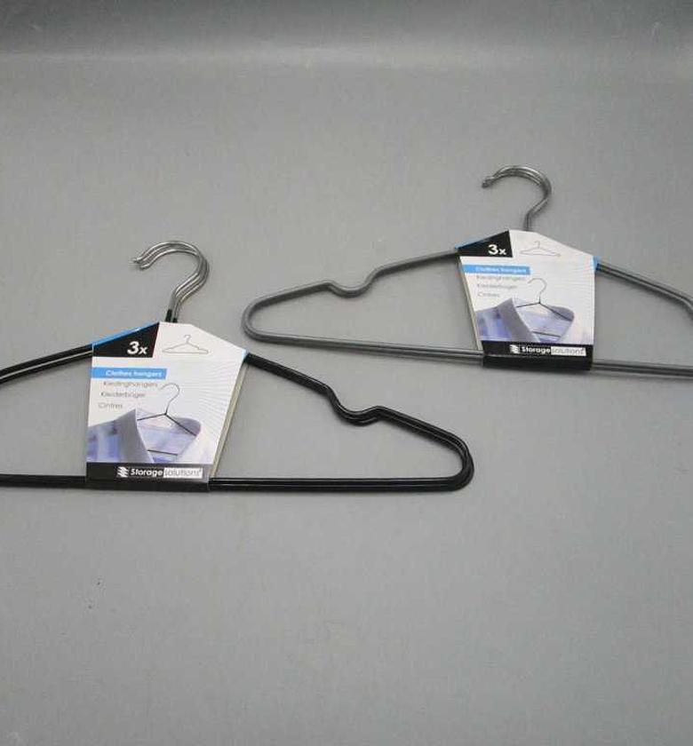 Hanger clothes metal set 3pcs image