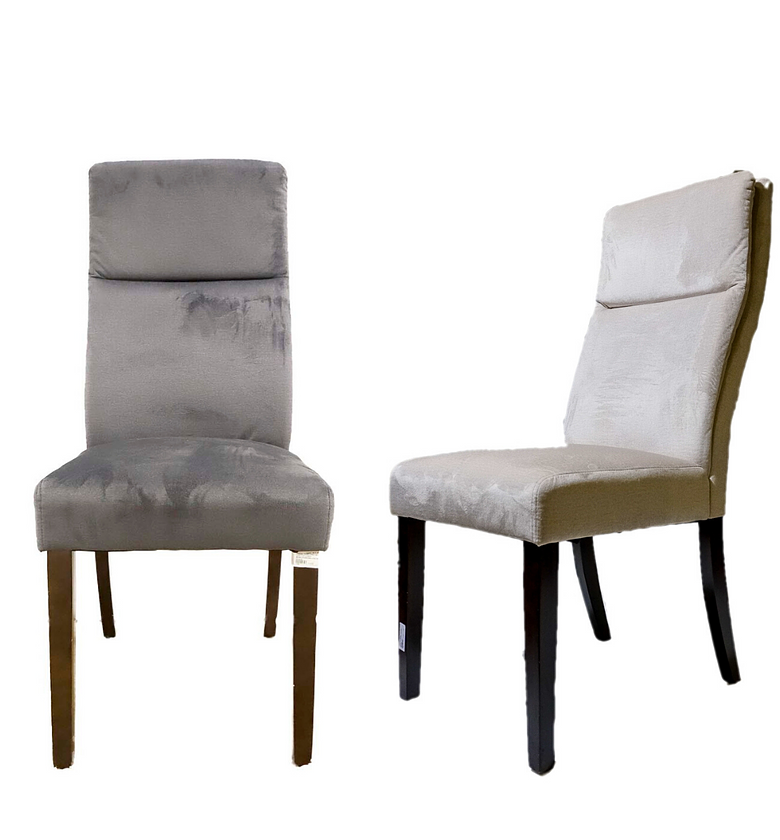 Stylish fabric dining chair image