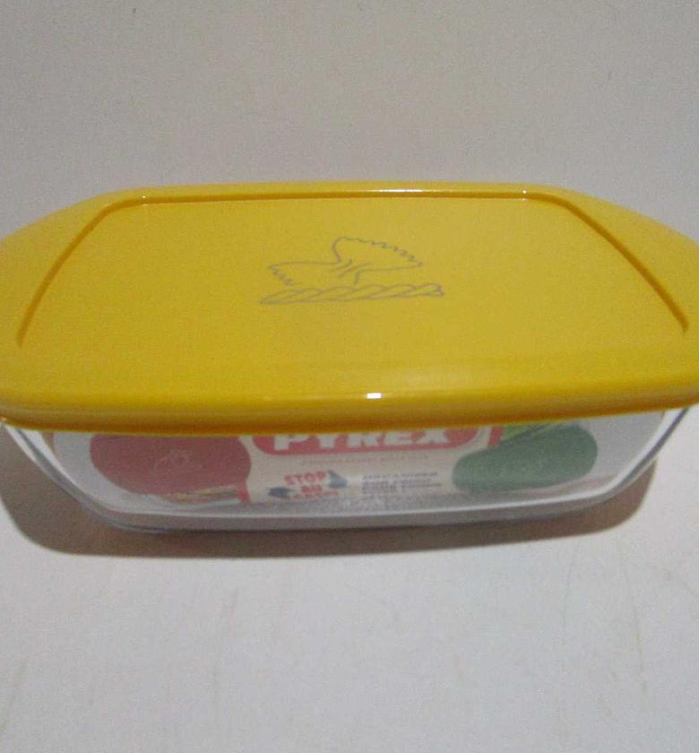 Storage dish rectangular with image