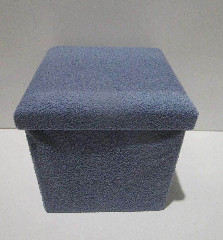 Stool kd tissue boucler blue image