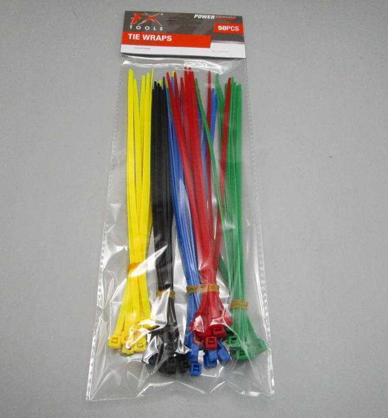 Cable tie set 50pcs 195mm image