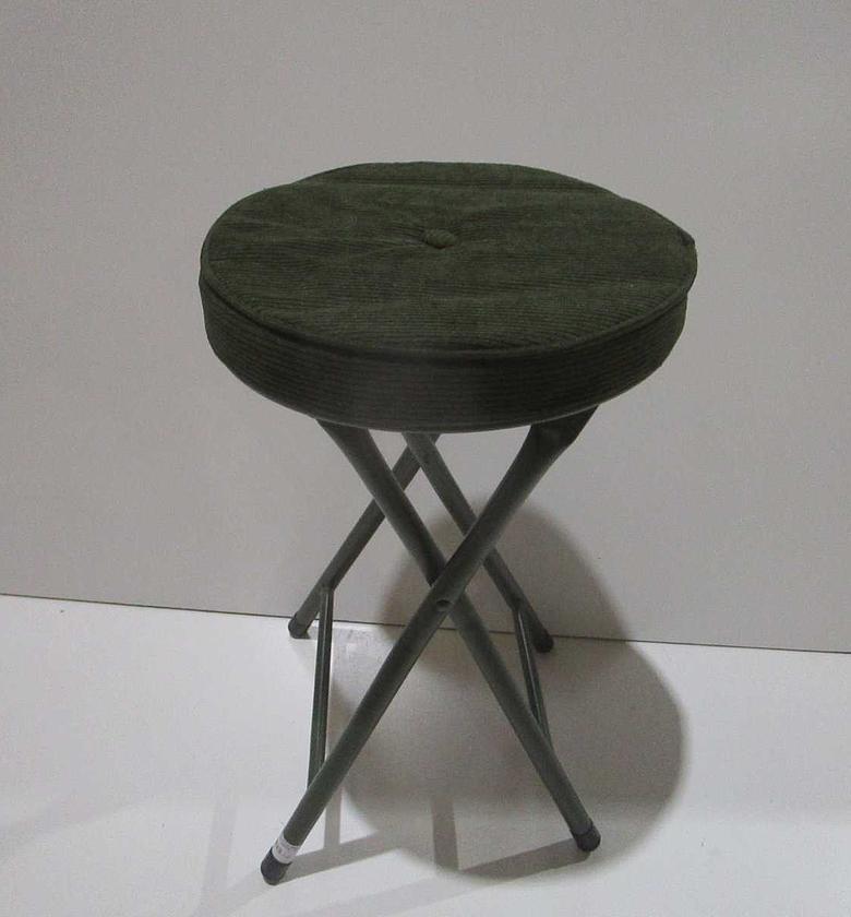 Folding stool ribcord green image