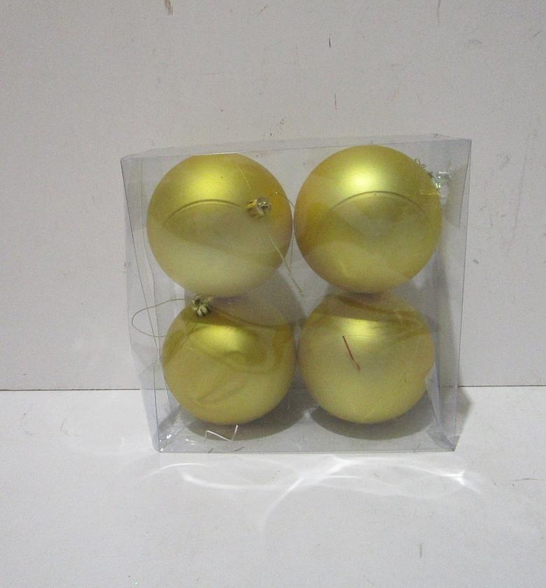 Xmas ball-set of 4pcs pvc image