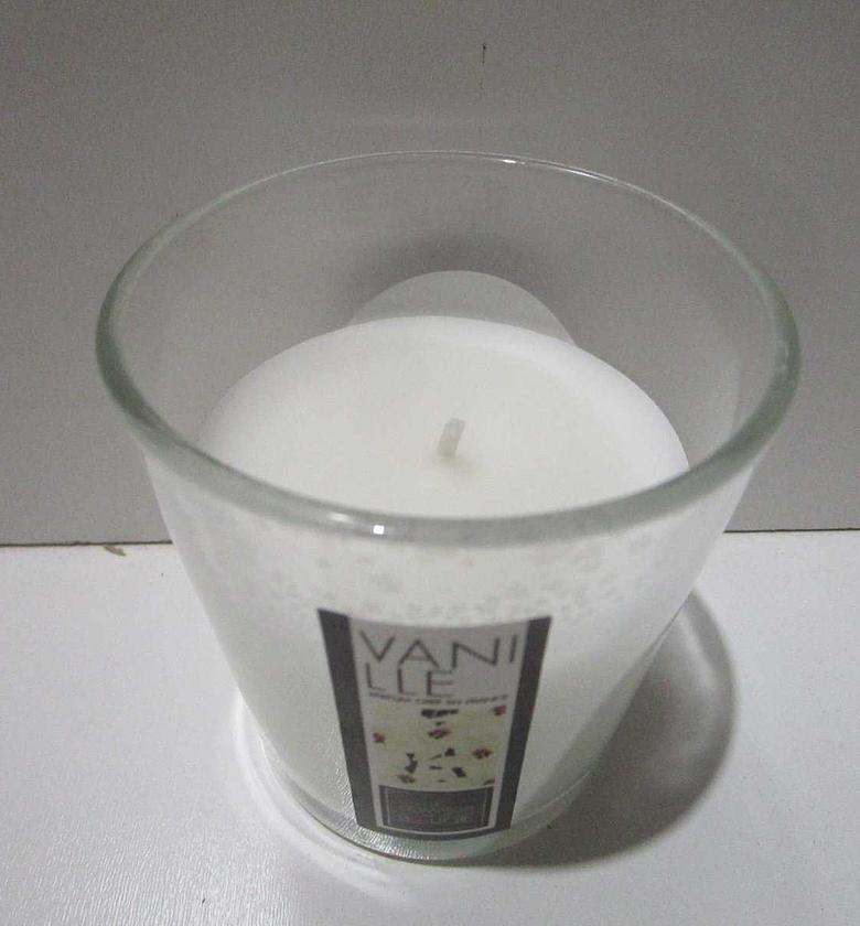 Candle nina vanilla glass image