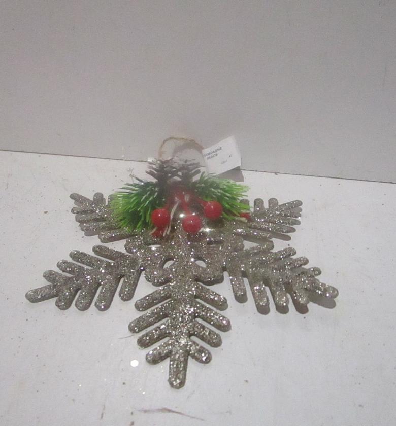 Xmas deco-snow plastic glitter image