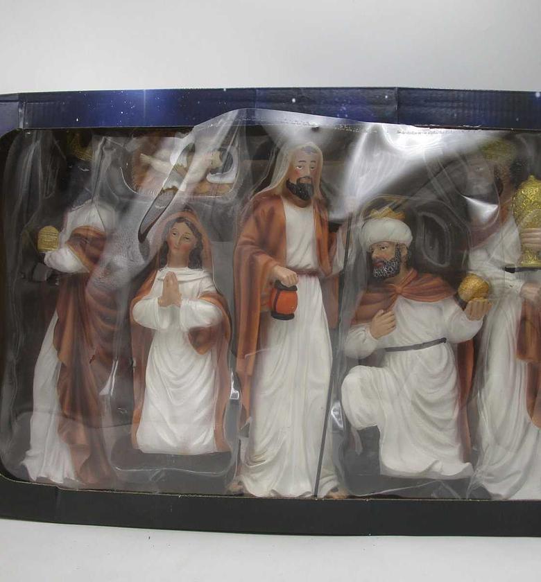 Christmas resin nativity charact image