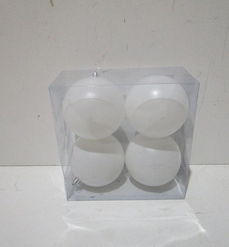 Xmas ball-set of 4pcs pvc image