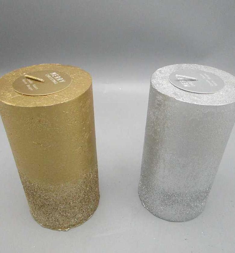 Candle pillar wax 7x13cm  image