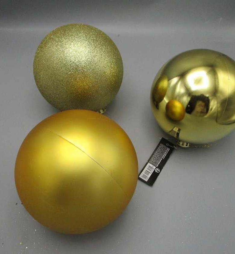 Christmas ball 140mm gold image