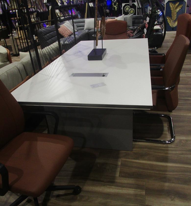 Conference
 table white+- image