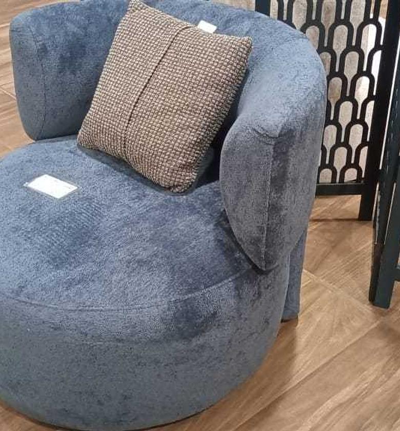 Armchair swivel blue danza image