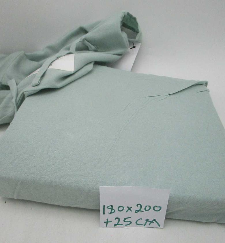 Fitted sheet - plain jadeite image