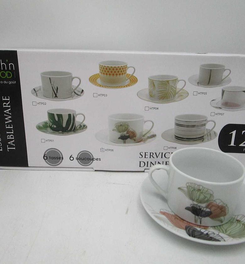 12pcs round tea setporcel image