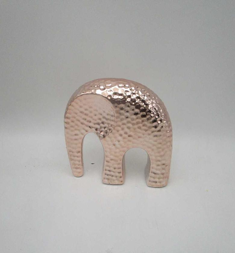 Ceramic elephant copper 15x5,5x15 image