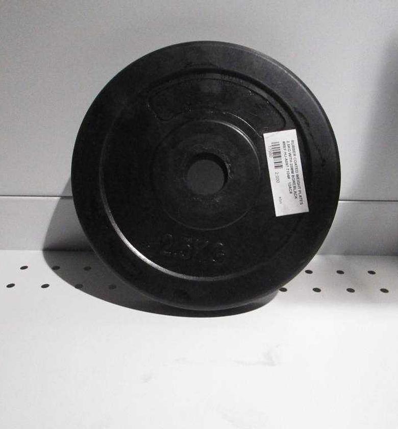 Plate rubber coated weight image