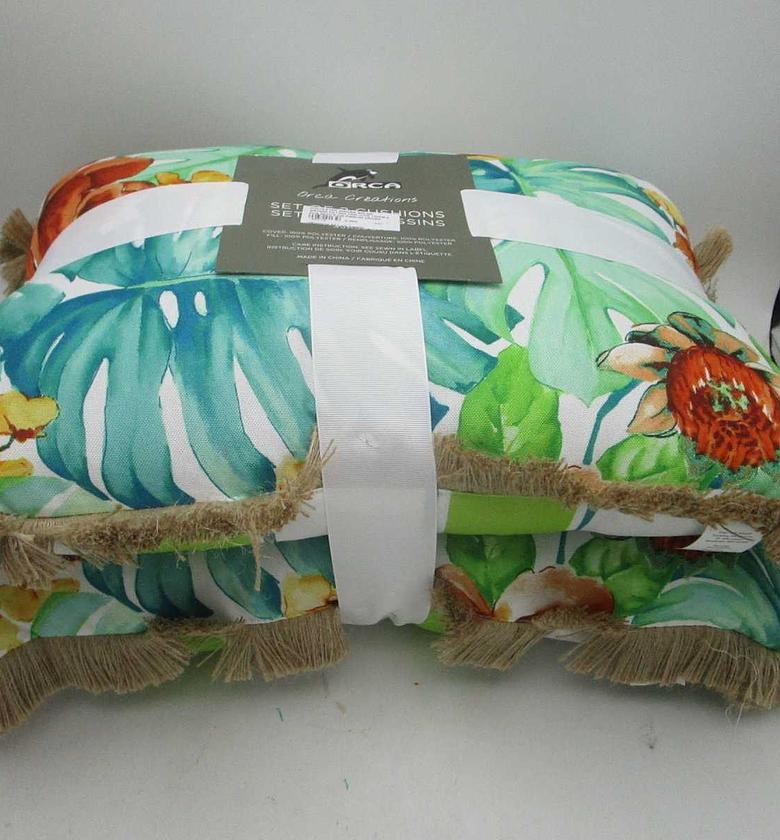 Cushion set of 2 100% image