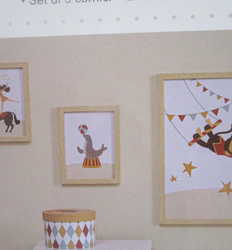 Circus deco frame set x3 image