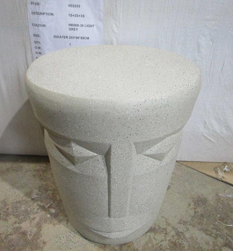 Stool polyresin head shape image