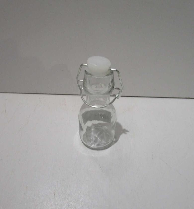 Bottle glass with swing lid image