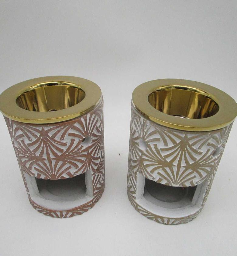 Oil burner ceramic 2 color image