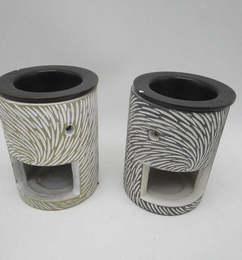 Oil burner ceramic 2 color image