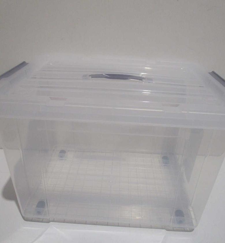 Storage box 65l clear 49*38*32 image