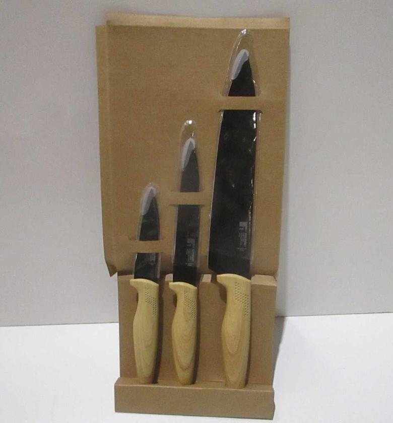 Knife set 3pc stainless steel image