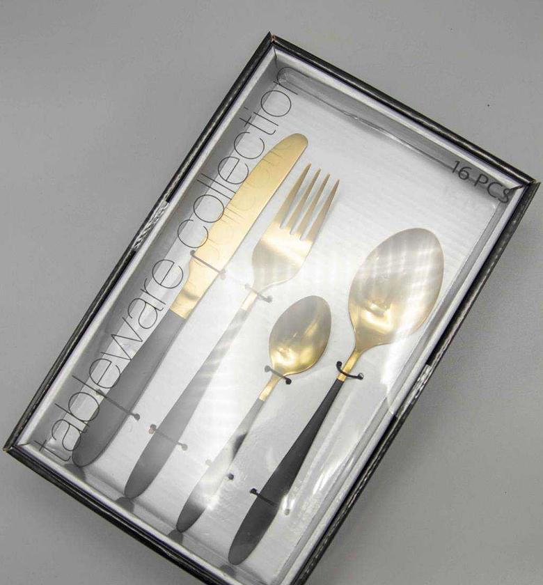 CUTLERY SET 16PCS STEEL I image