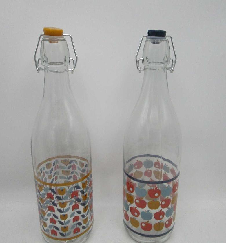 Bottle retro glass 1l m12 image