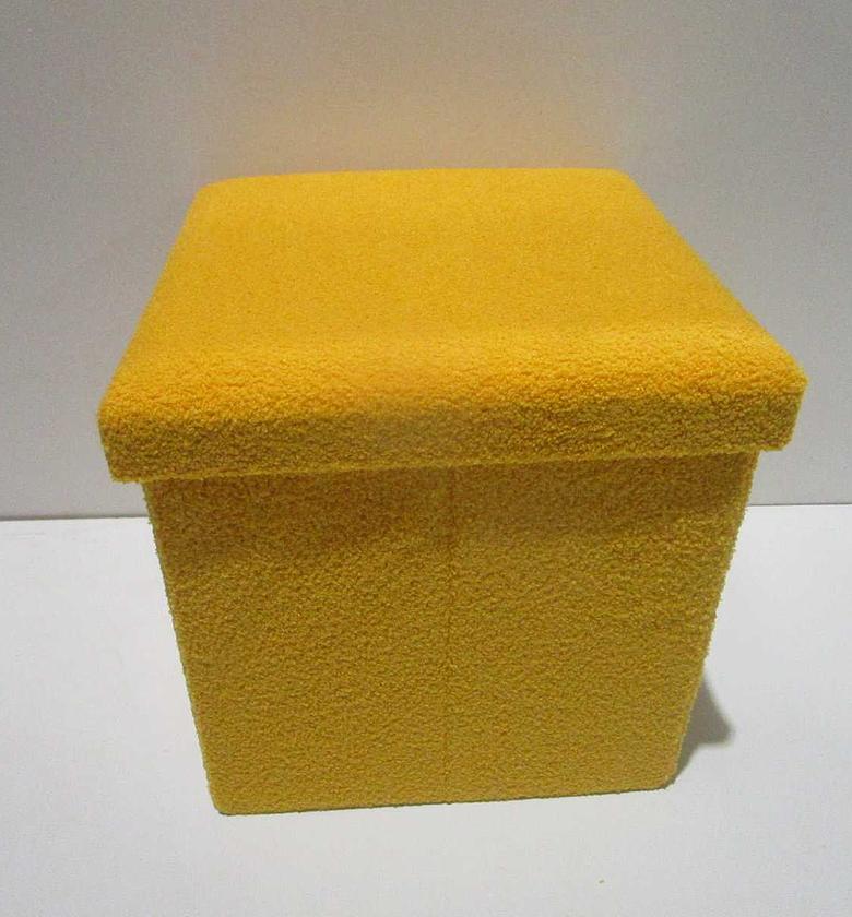 Stool kd tissue boucler yellow image